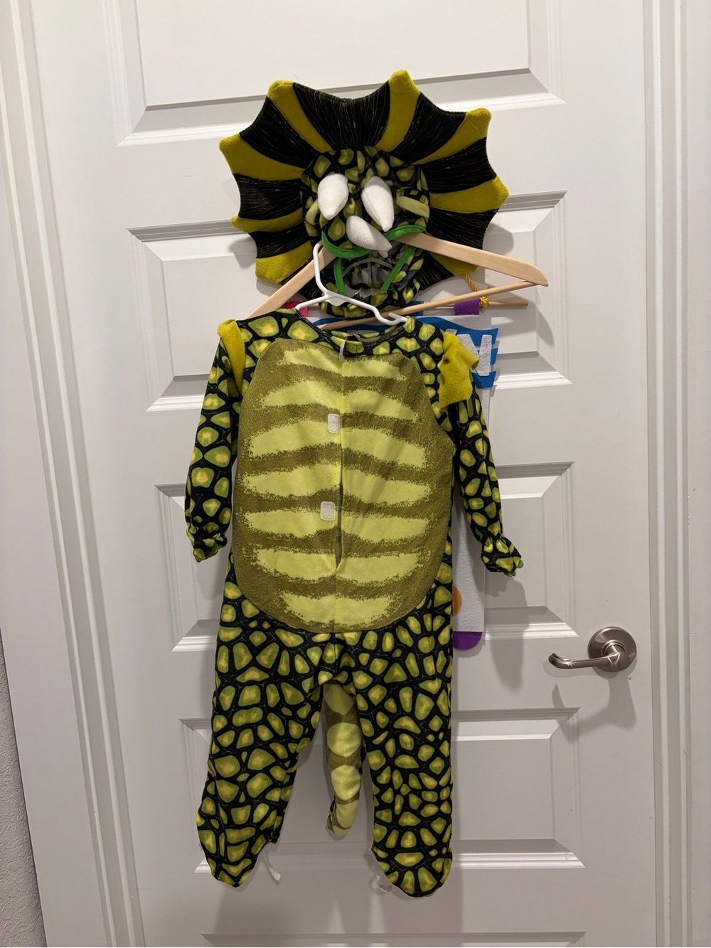 Kids Green Dinosaur Costume with Hood
